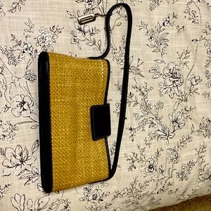 Vintage Coach Straw bag ..Authentic